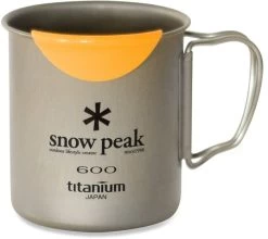 Snow Peak Titanium Single Wall 600 Cup -Camping & Hiking Sale 1000 260