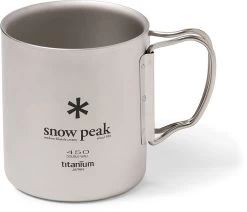 Snow Peak Ti-Double 450 Cup -Camping & Hiking Sale 1000 296