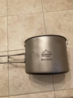 Rocreek Titanium Pot -Camping & Hiking Sale 1D02A5EF D47F 4EB4 9DB1 82A9F6777297