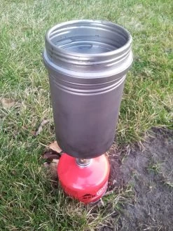Vargo Titanium BOT Bottle Pot -Camping & Hiking Sale 20130108 154556