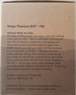 Vargo Titanium Bot 700 -Camping & Hiking Sale 2017 01 21 13 32 46