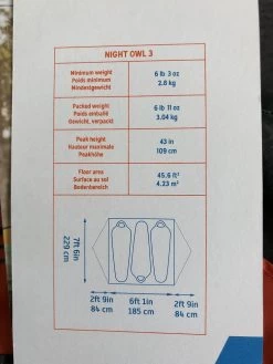 Kelty Night Owl 3 -Camping & Hiking Sale 6A5427B2 77B5 4C89 8894 3FE164282358 1 201 a