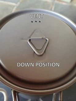 Toaks Titanium 850ml Pot -Camping & Hiking Sale Down