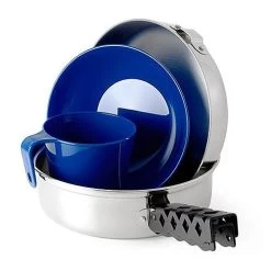 GSI Outdoors Glacier Stainless Steel Mess Kit -Camping & Hiking Sale GSISMK
