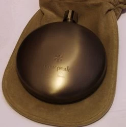 Snow Peak Titanium Curved Flask -Camping & Hiking Sale IMGP1203