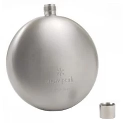Snow Peak Titanium Curved Flask -Camping & Hiking Sale ONECOL 134