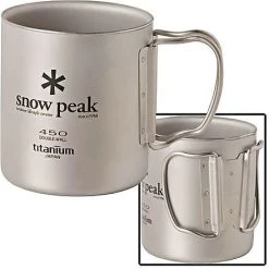 Snow Peak Ti-Double 450 Cup -Camping & Hiking Sale SNO0034