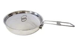 Pathfinder Folding Skillet And Lid -Camping & Hiking Sale foldingskillet1