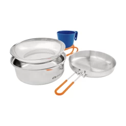 GSI Outdoors Glacier Stainless Steel Mess Kit -Camping & Hiking Sale image 110