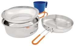 GSI Outdoors Glacier Stainless Steel Mess Kit -Camping & Hiking Sale image 111