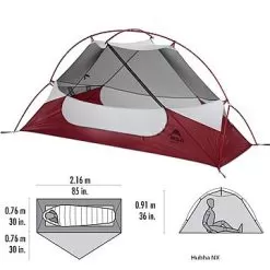 MSR Hubba NX Solo -Camping & Hiking Sale image 141