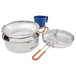 GSI Outdoors Glacier Stainless Steel Mess Kit -Camping & Hiking Sale image 2737