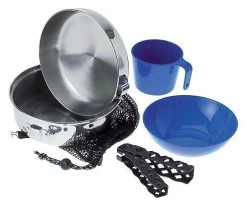 GSI Outdoors Glacier Stainless Steel Mess Kit -Camping & Hiking Sale image 2738