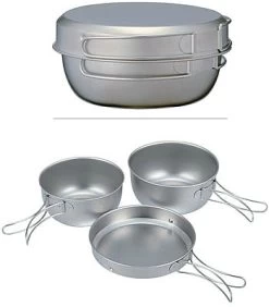 Snow Peak Titanium Cook Set, 3Pcs -Camping & Hiking Sale image 2884