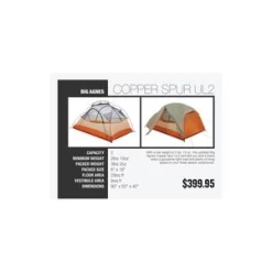 Big Agnes Copper Spur UL2 -Camping & Hiking Sale l109168
