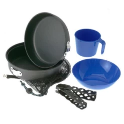 GSI Outdoors Hard Anodized Extreme Mess Kit - 6 Pc -Camping & Hiking Sale l1229833