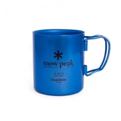 Snow Peak Ti-Double 450 Cup -Camping & Hiking Sale l32091