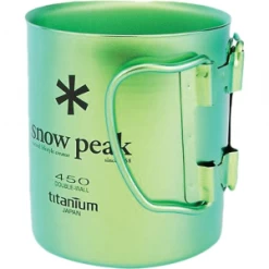 Snow Peak Ti-Double 450 Cup -Camping & Hiking Sale l758171