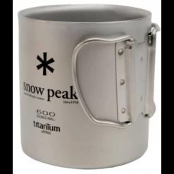 Snow Peak Titanium Single Wall 600 Cup -Camping & Hiking Sale l807500