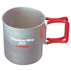 Evernew Titanium Mug 400 -Camping & Hiking Sale opplanet evernew titanium mug 300fh eby266r main
