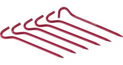 MSR Hook Tent Stakes -Camping & Hiking Sale opplanet msr hook stake red 5812 main