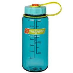 Nalgene 16oz Wide Mouth Tritan -Camping & Hiking Sale opplanet nalgene tritan 16oz w m cerulean cerulean nal 82708 main