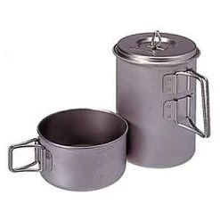 Snow Peak Ti-Mini Solo Combo -Camping & Hiking Sale opplanet snow peak mini solo titanium cook set main