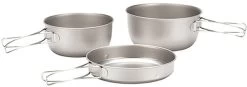Snow Peak Titanium Cookset, 3 Piece