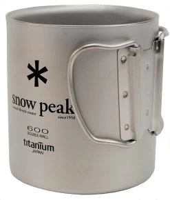 Snow Peak Titanium Single Wall 600 Cup -Camping & Hiking Sale opplanet snow peak titanium single wall cup 600 mg 044r main