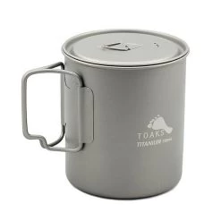 Toaks Titanium 750ml Pot -Camping & Hiking Sale opplanet toaks titanium 750ml pot grey pot 750 main